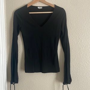Vintage black long sleeve top